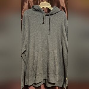 American Eagle Outfitters Charcoal Waffle Knit Sweater